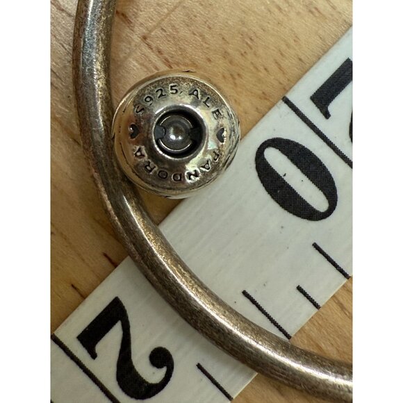 Pandora Moments Moon & Stars Open Bangle Sterling Silver 925 ALE Crescent Design - Picture 10 of 16